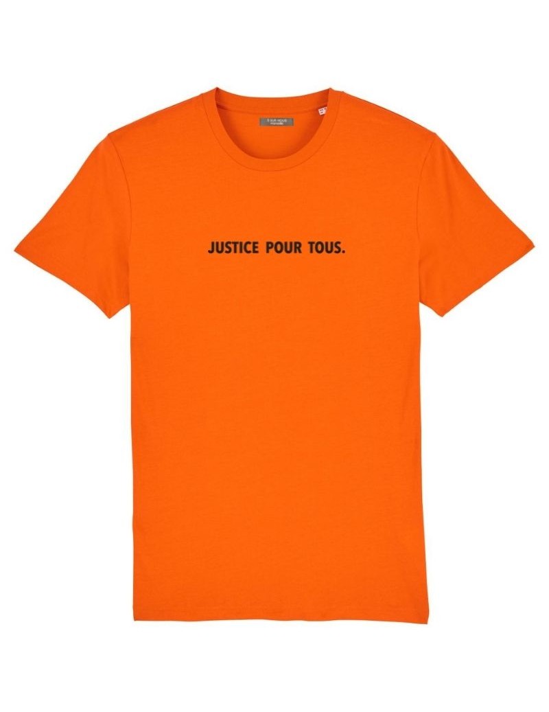 T-shirt 'Justice pour tous'...