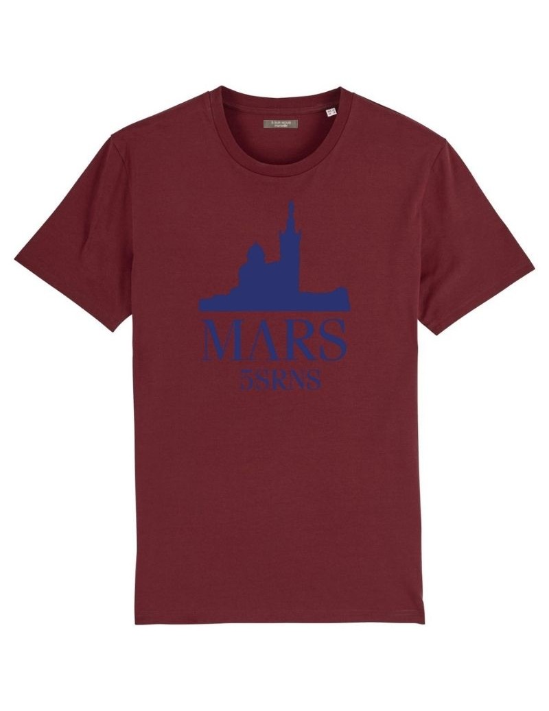 T-shirt 'MVRS' (bordeaux)