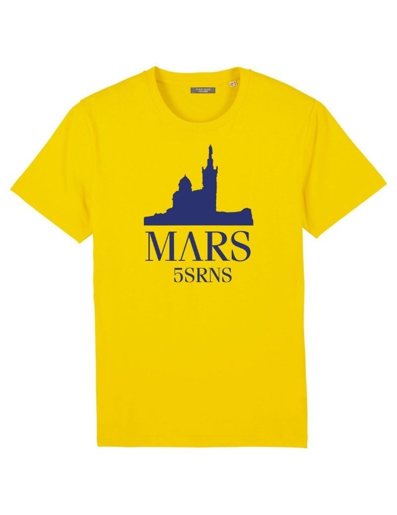 T-shirt 'MVRS' (jaune vif)