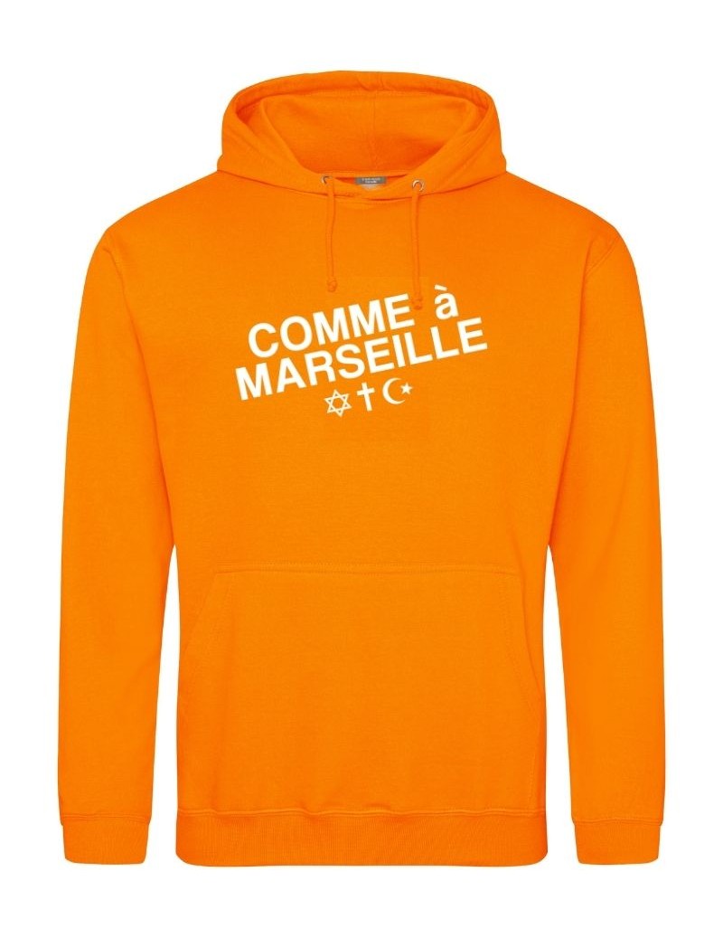 Comme à Marseille' (orange)