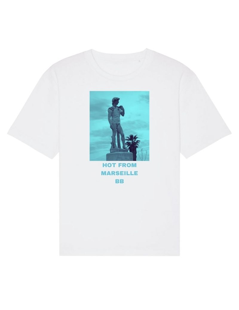 T-shirt 'David BB' (blanc)